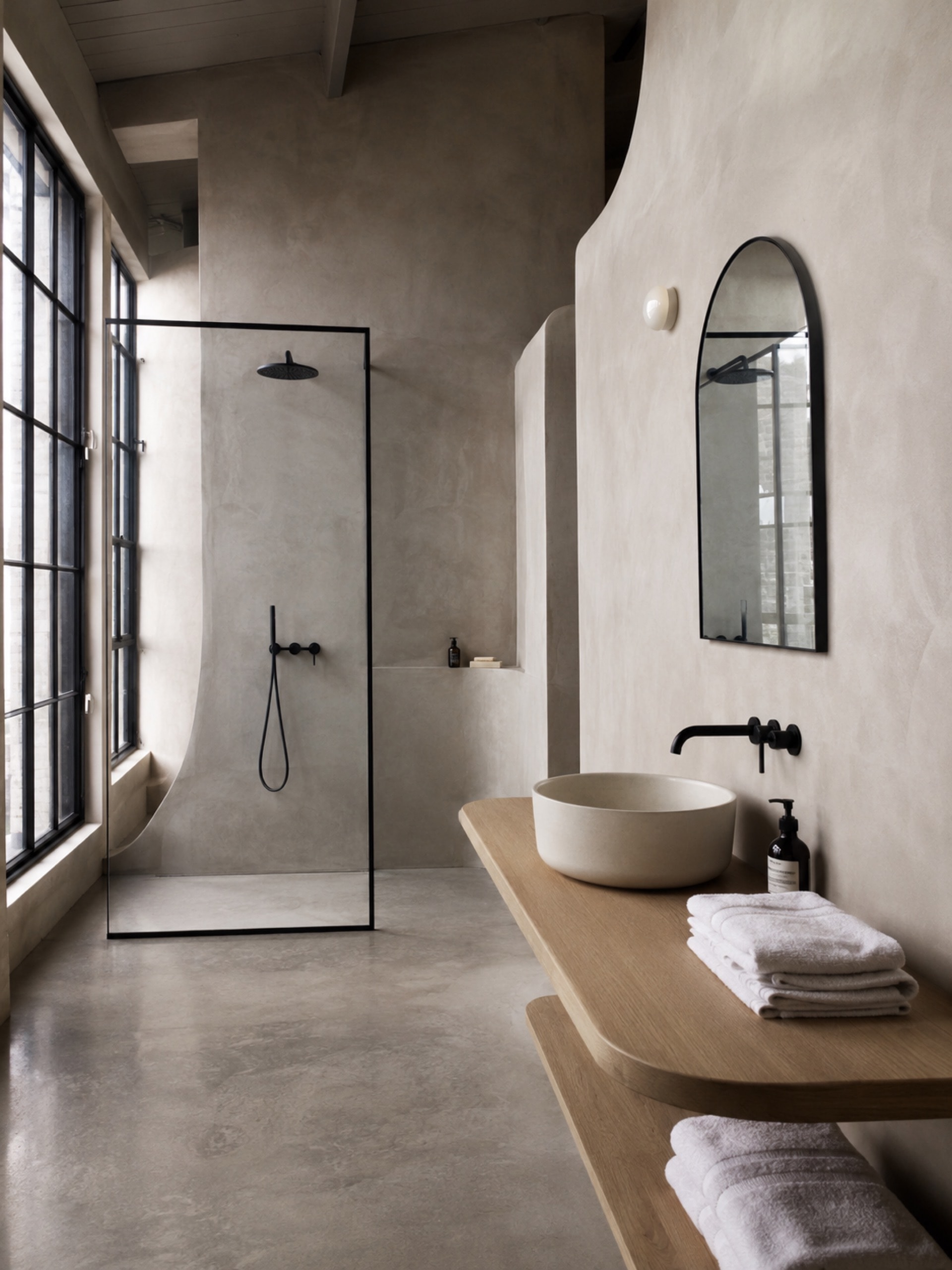 Plaster House bathroom