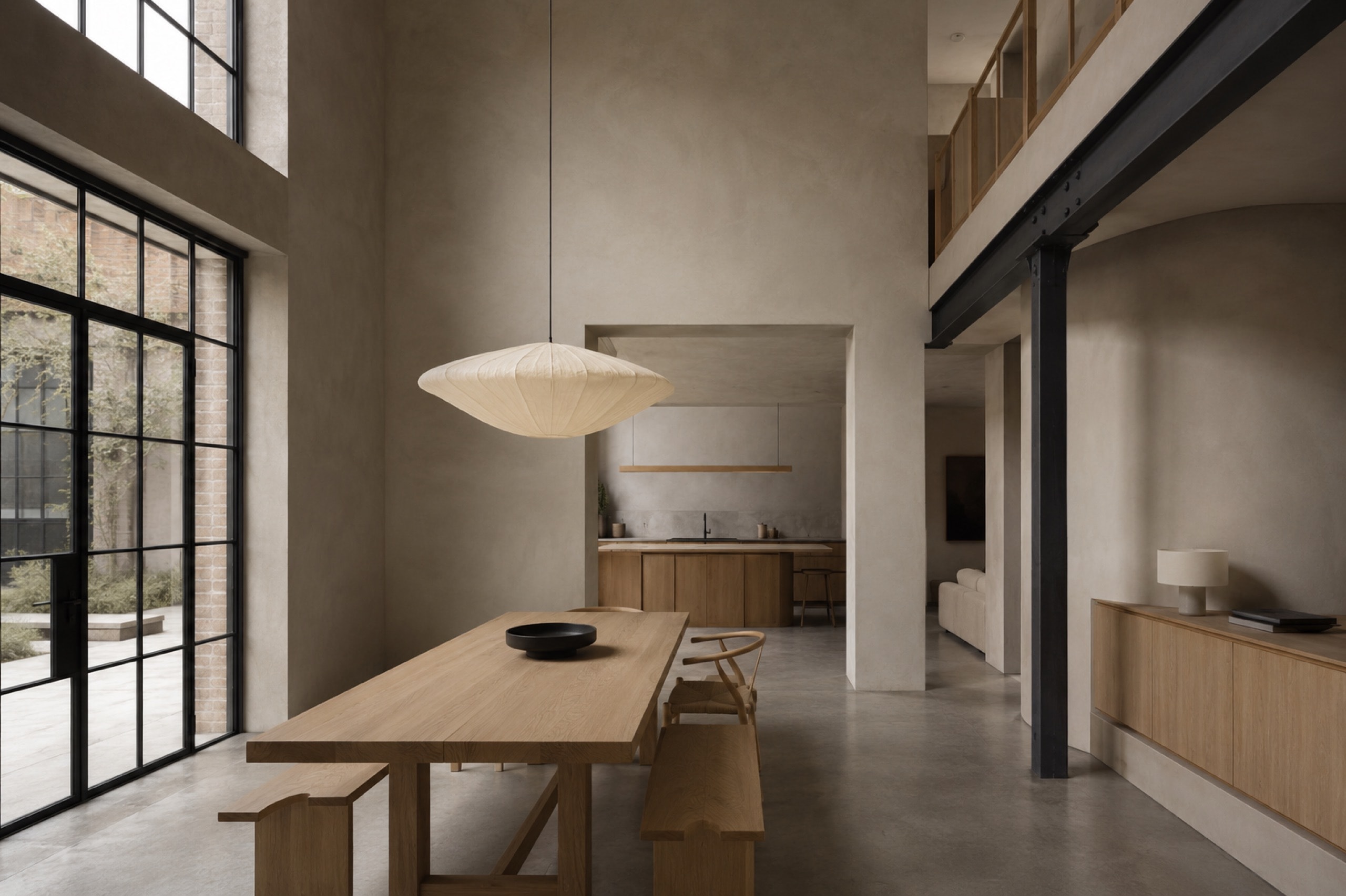 Plaster House dining